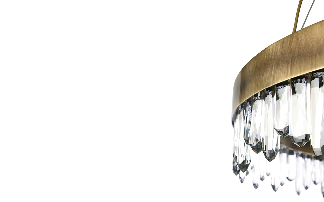 NAICCA | Crystal Modern Classic Suspension Light by BRABBU